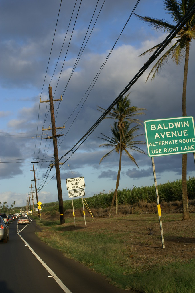 Drining from Kahului to Paia