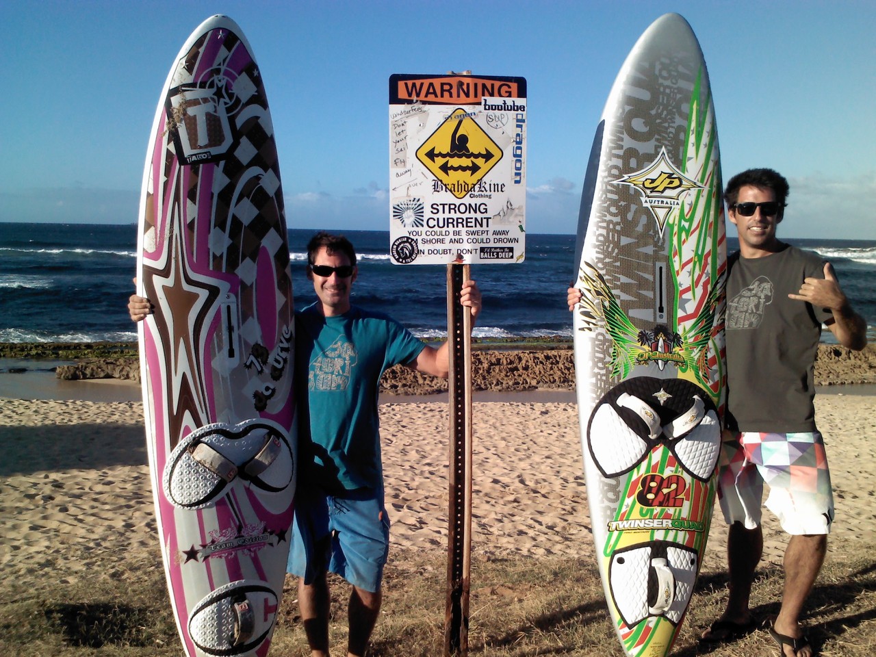 Joselu and Miki at Hookipa! 