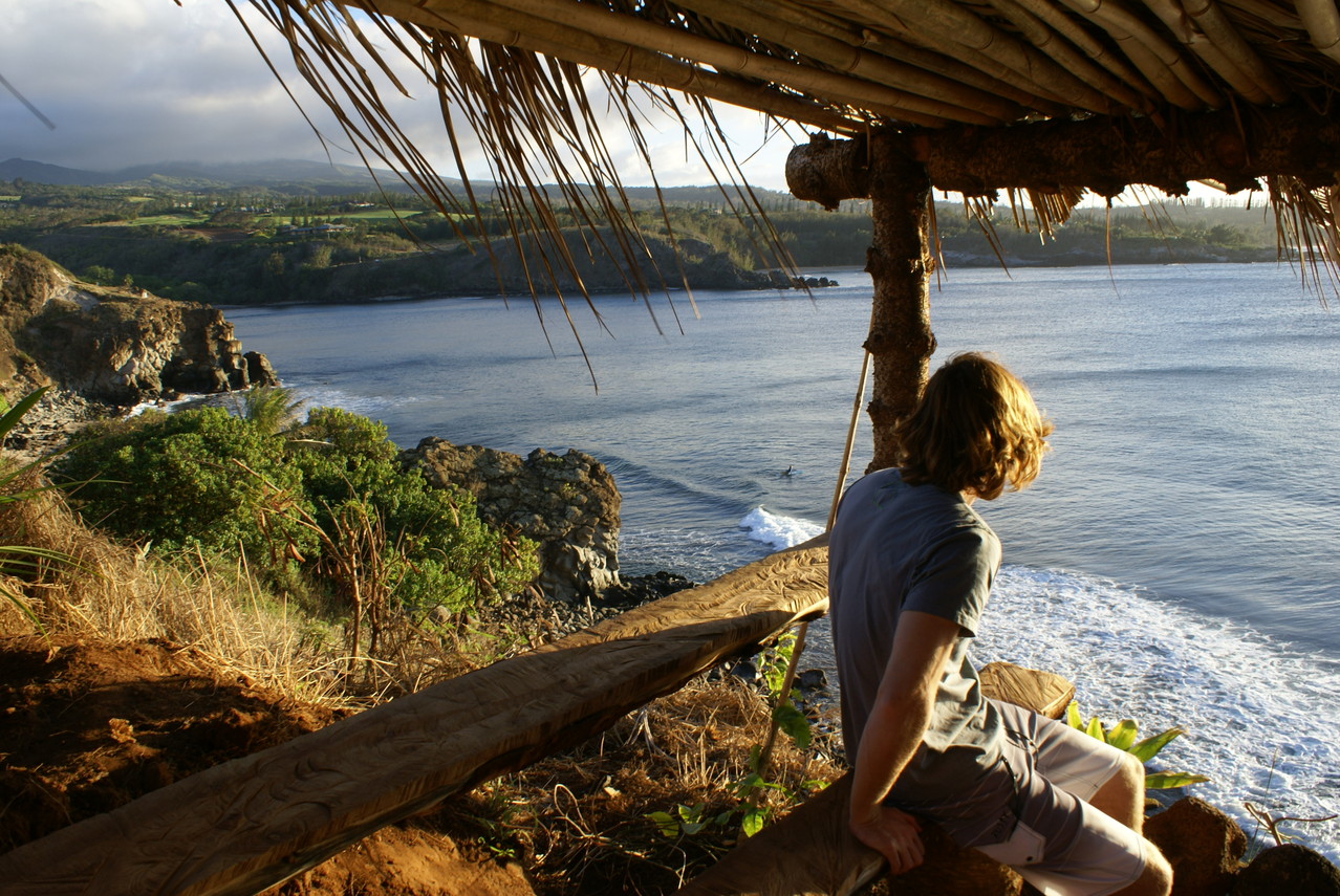 Honolua, amazing bay and waves, but no waves this time