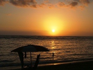Sun Set @ Waikiki, Hawaii, January 2009