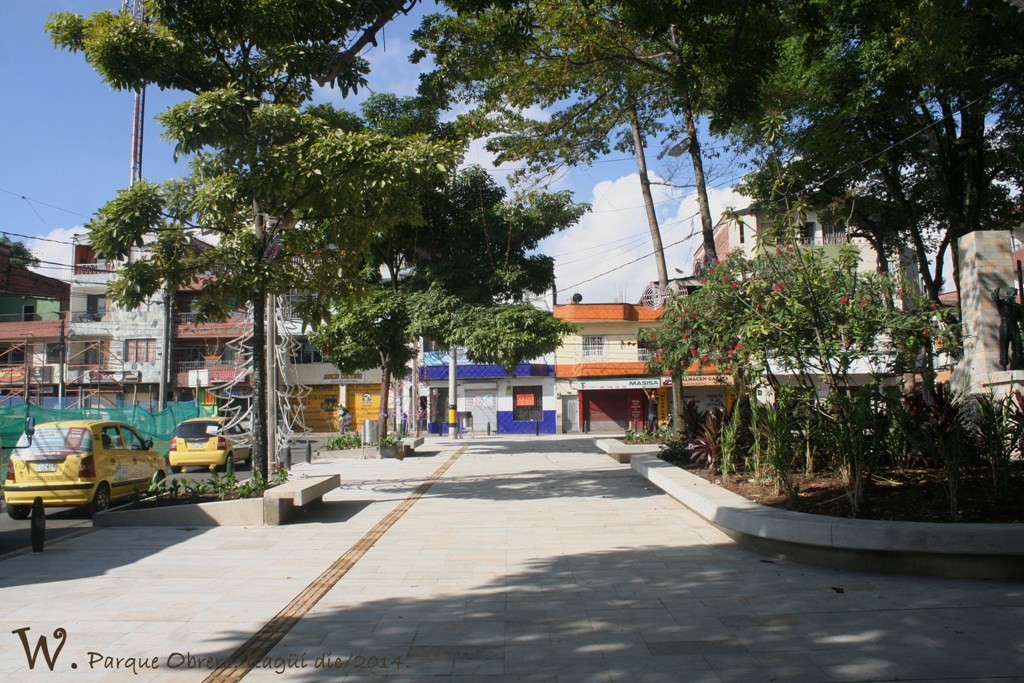 Parque Obrero de Itagüí renovado. Dic/2014