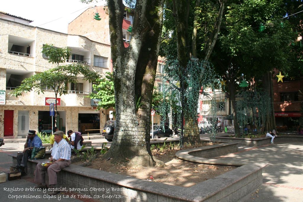 Parque Obrero de Itagüí, antes de la intervención de 2014