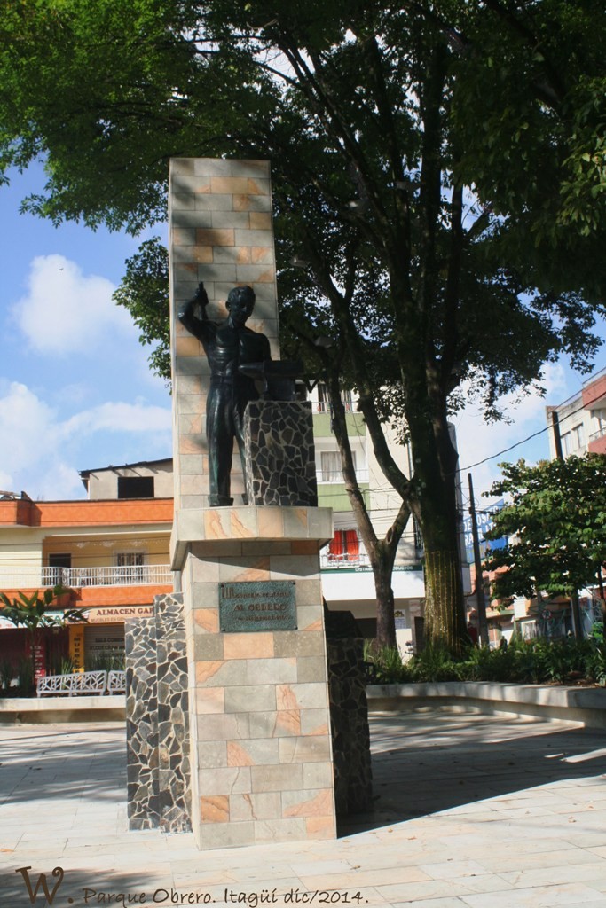 Parque Obrero de Itagüí renovado. Dic/2014