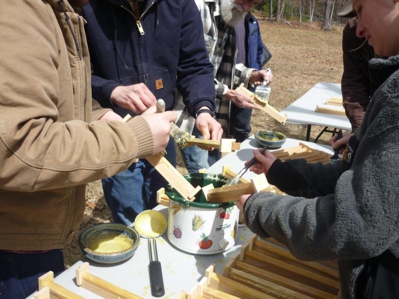 at the "Bee keeping seminar"