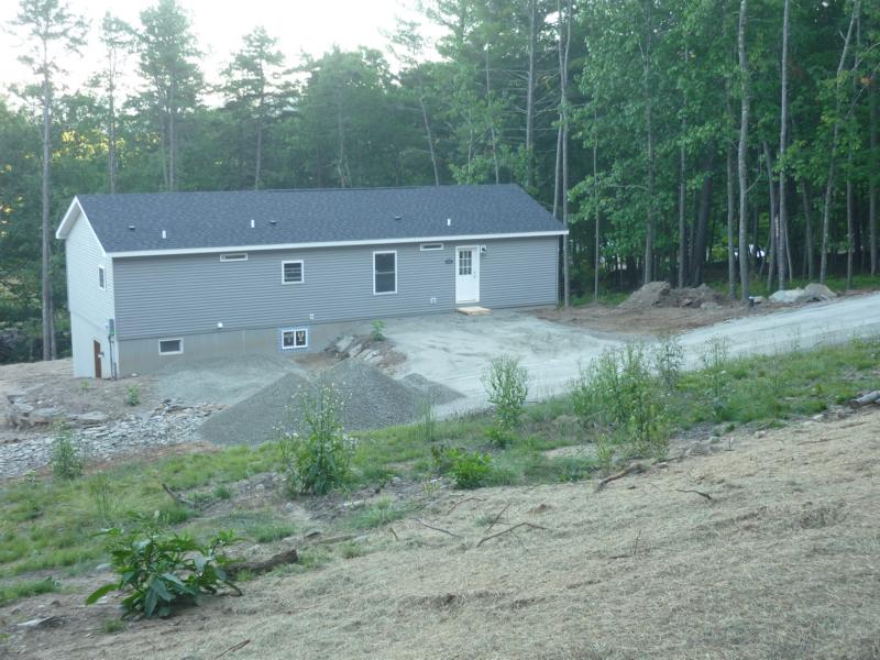 finishing and grading of the driveways