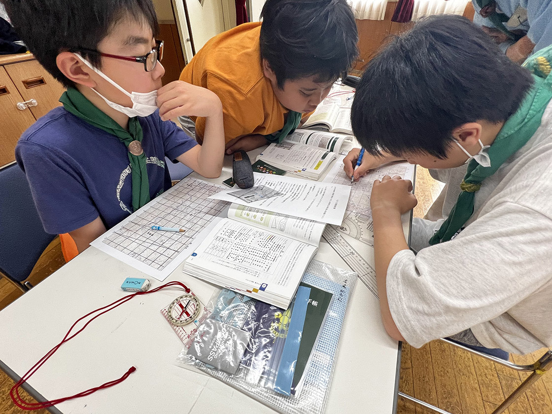 【ボーイ隊】ハイキング準備班集会