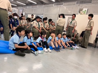 【ビーバー隊】入団上進式とシータポン作り