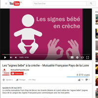 Mai 2015 - les "signes bébés" à la crèche mutualiste Pom d'Api 