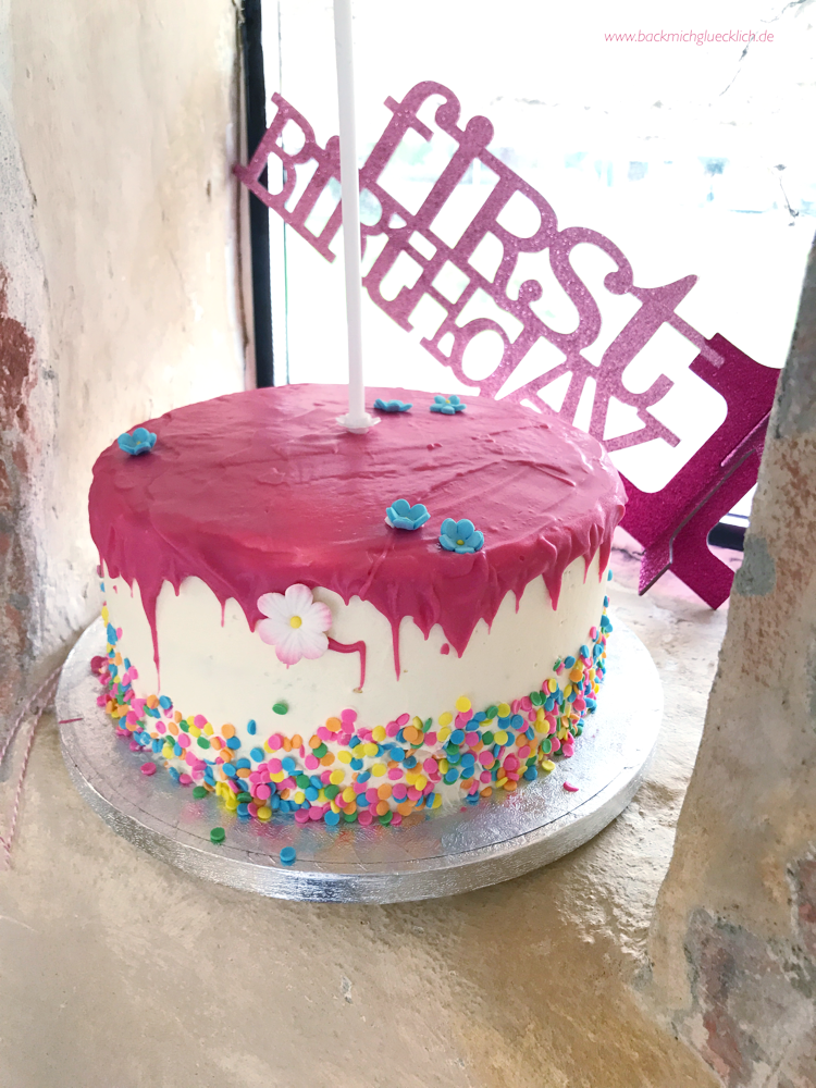 Konfetti Kuchen Backmichgluecklich De