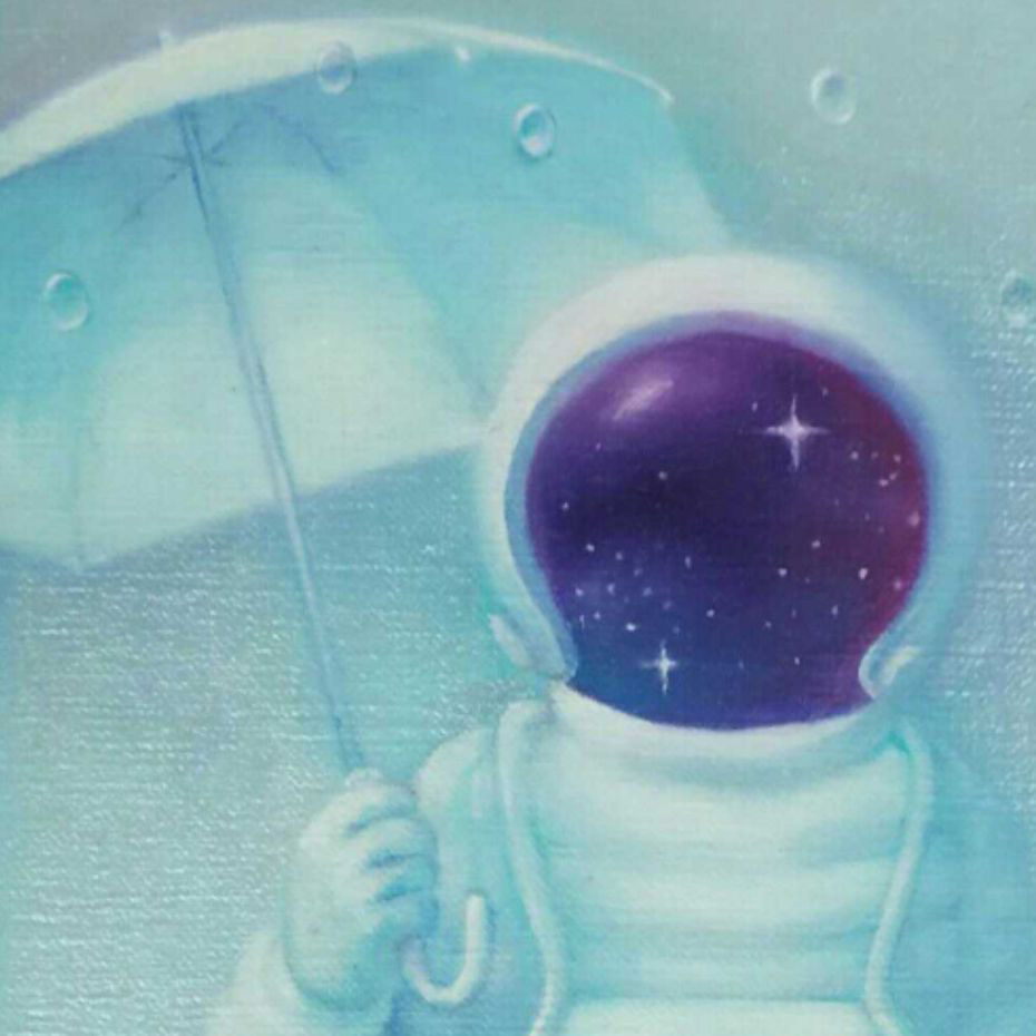 雨の宇宙飛行士