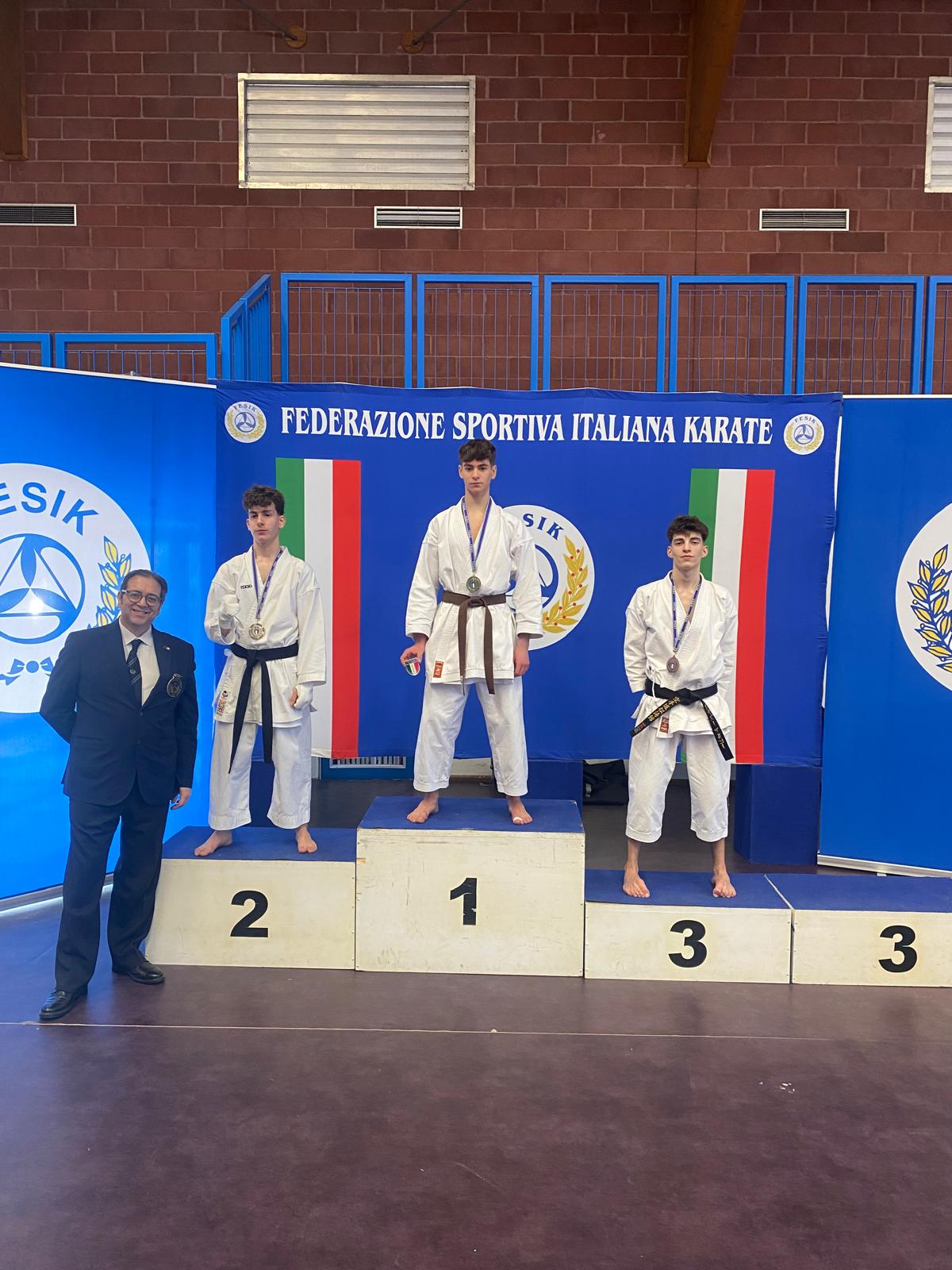 Alex Marangon Primo posto kumitè e kata