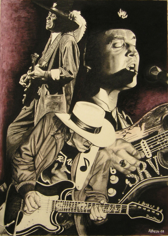 Stevie Ray Vaughan n°2 (Collection privée)
