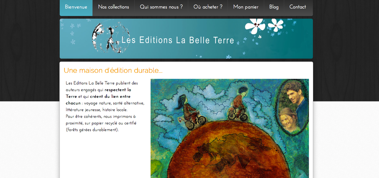 Nouveau site pour les Editions La Belle Terre ! Editions La Belle Terre