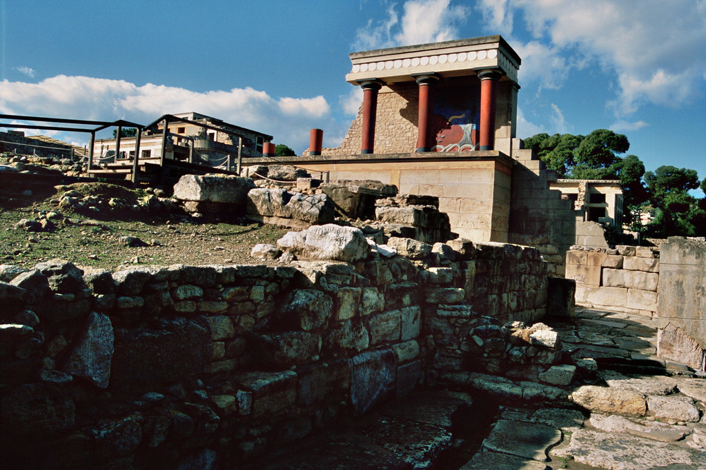 Knossos, Gelände