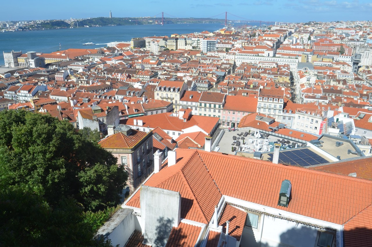 Lissabon, Blick vom Castelo de São Jorge