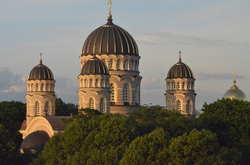 Riga, Russisch-orthodoxe Geburt-Christi-Kathedrale (neobyzantinisch, 1876-1884)