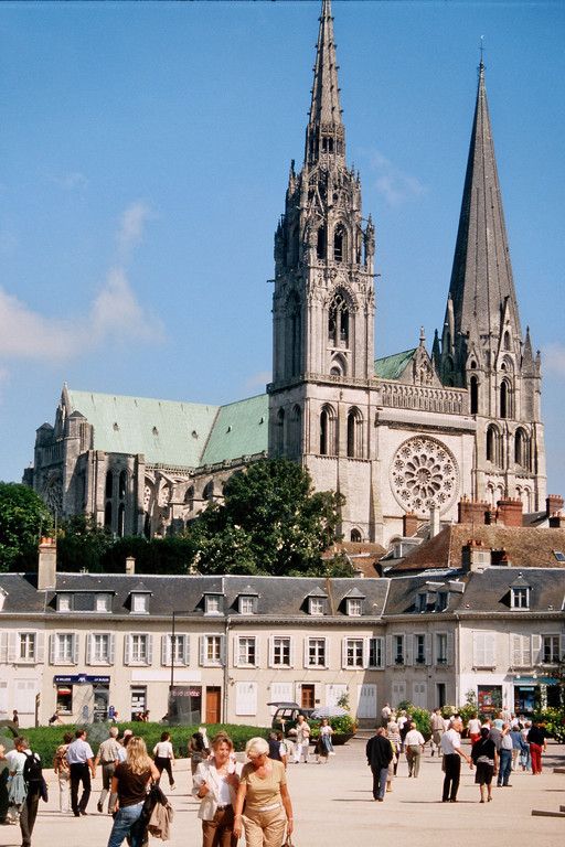 Chartres, Westfassade der Kathedrale