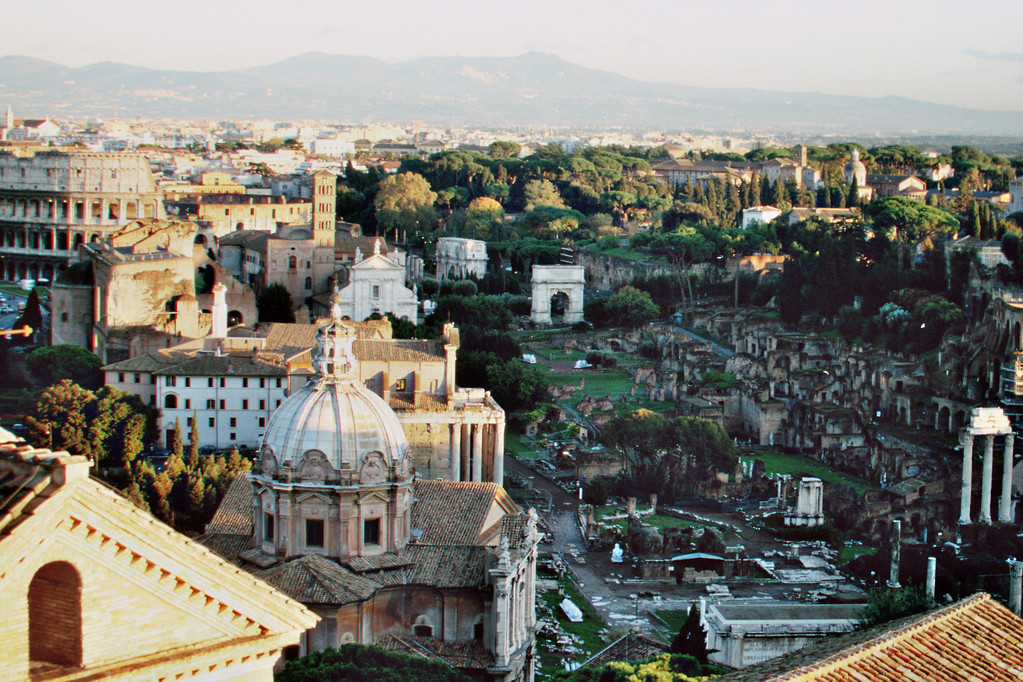 Forum Romanum mit Albanerbergen