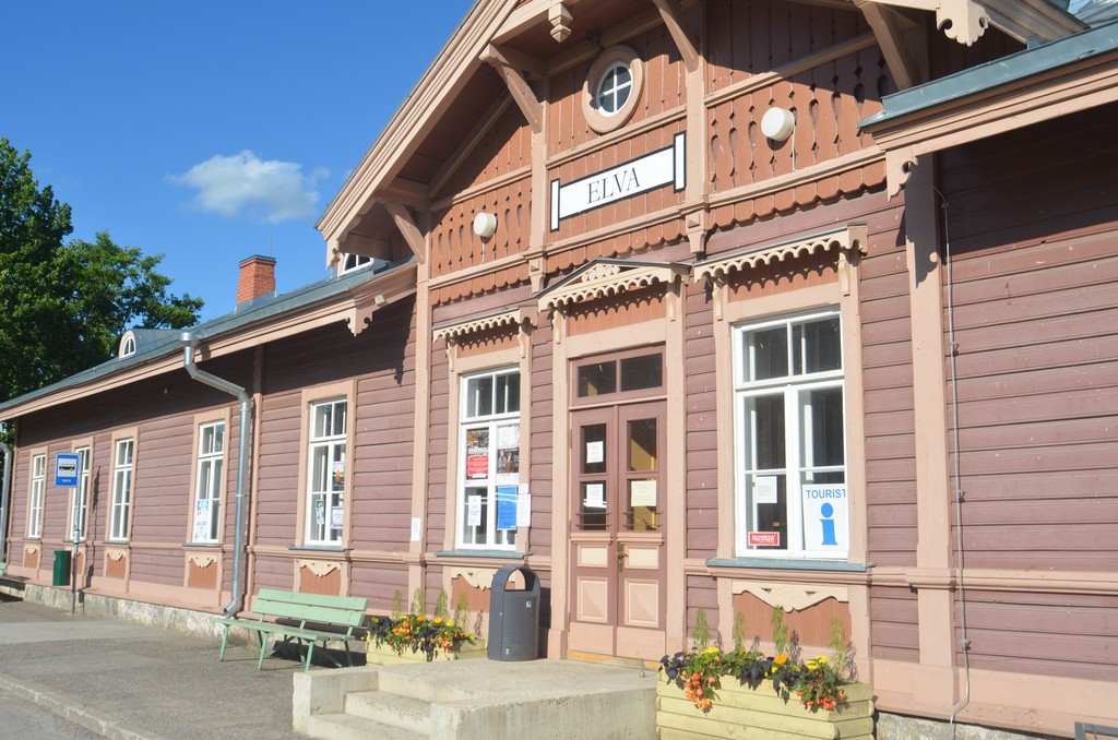 Elva, Bahnhof der späten Zarenzeit (1889) [Bilder 22-37: Estland]