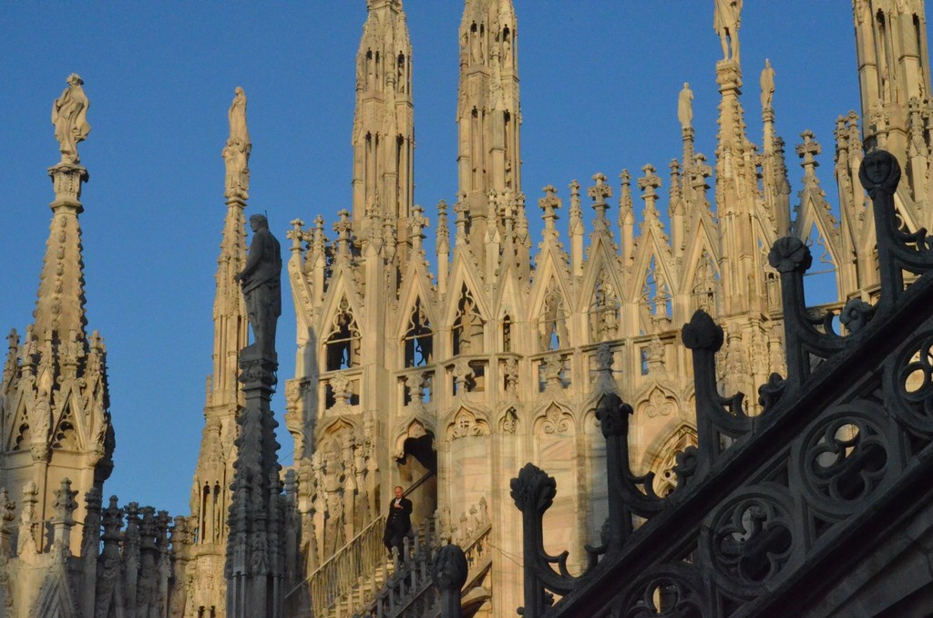 Dom zu Mailand, Blick auf die Fialen