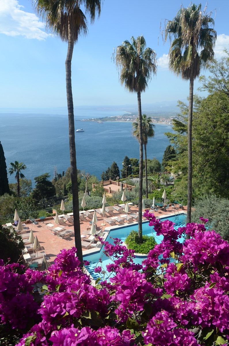 Taormina, Blick vom Hotel