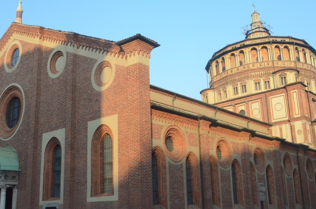 Mailand, Santa Maria delle Grazie (mit Abendmahl Leonardos da Vinci)