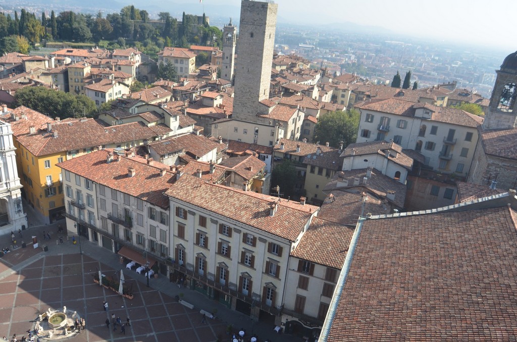 Bergamo, Blick auf die Piazza Vecchia