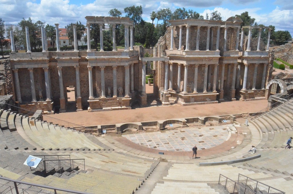 Mérida, Römisches Theater (gestiftet 16-15 v.Chr. von Marcus Vipsanius Agrippa)