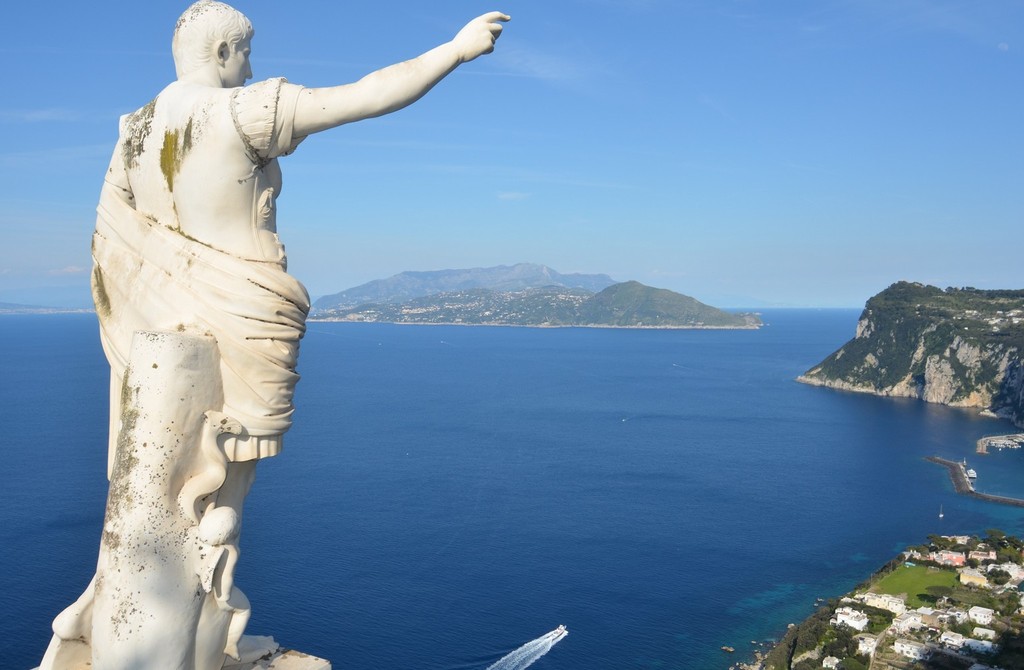 Anacapri, Blick auf Golf von Neapel