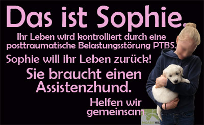 Uns erreichte ein Hilferuf von Sophie!