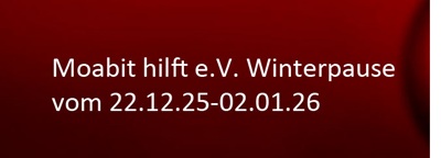 Weihnachtszeit, auch beim Team von Moabit hilft