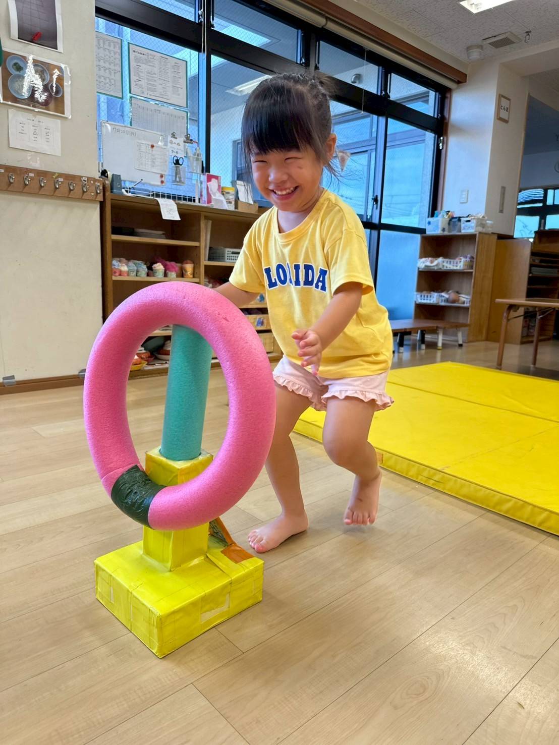 夕方の運動遊び