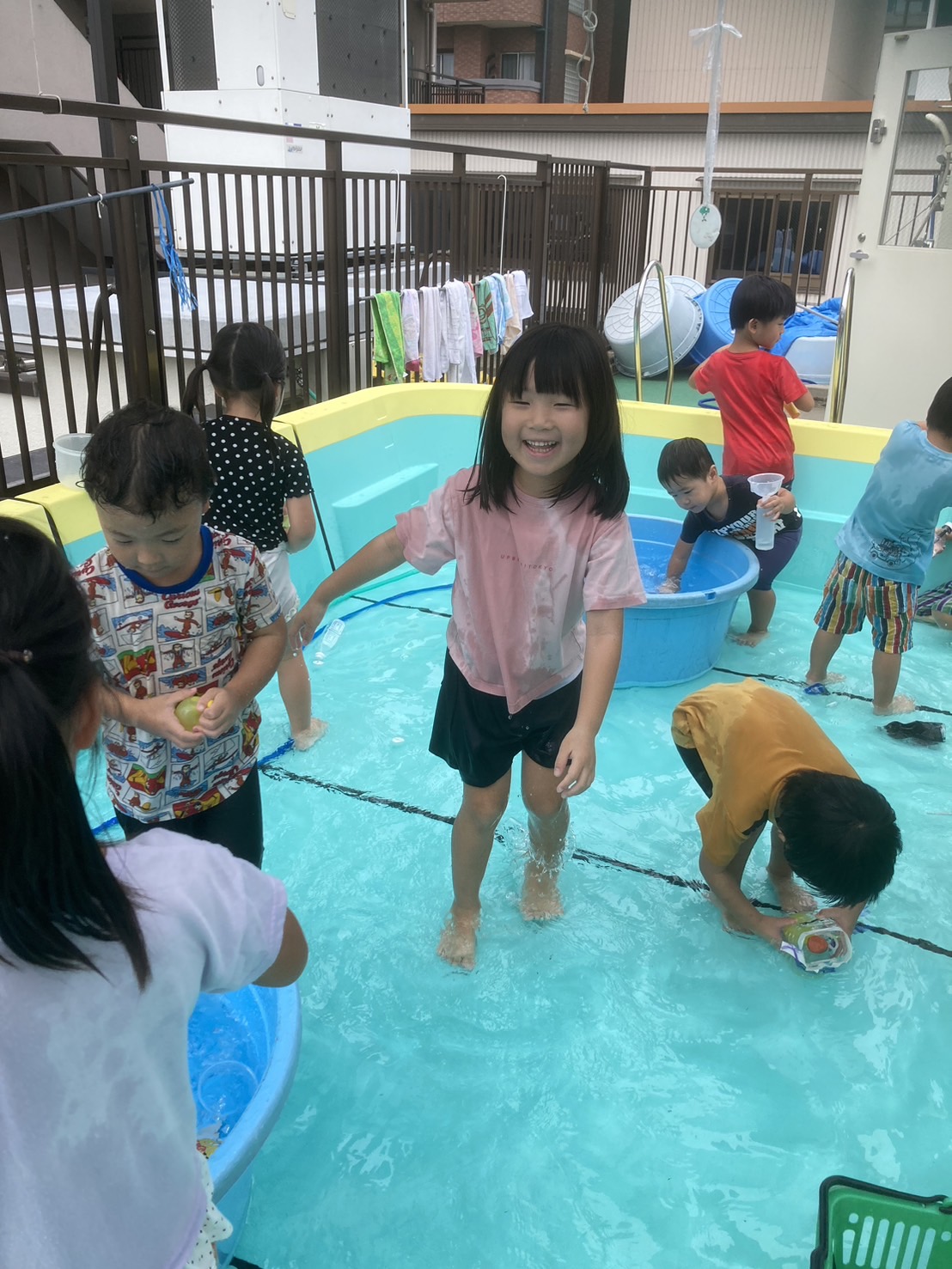 水遊び