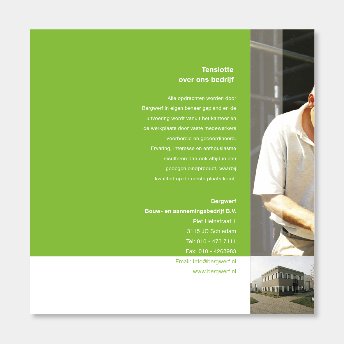 Informatiefolder - achterzijde