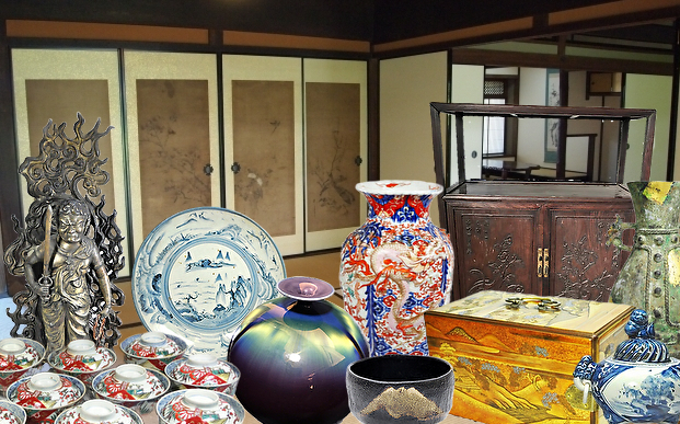 知立市での金屏風・書画・掛軸・絵画・仏像・茶碗・薩摩焼・伊万里焼・八十吉・壺・蒔絵・家具買取（出張買取・高価買取）