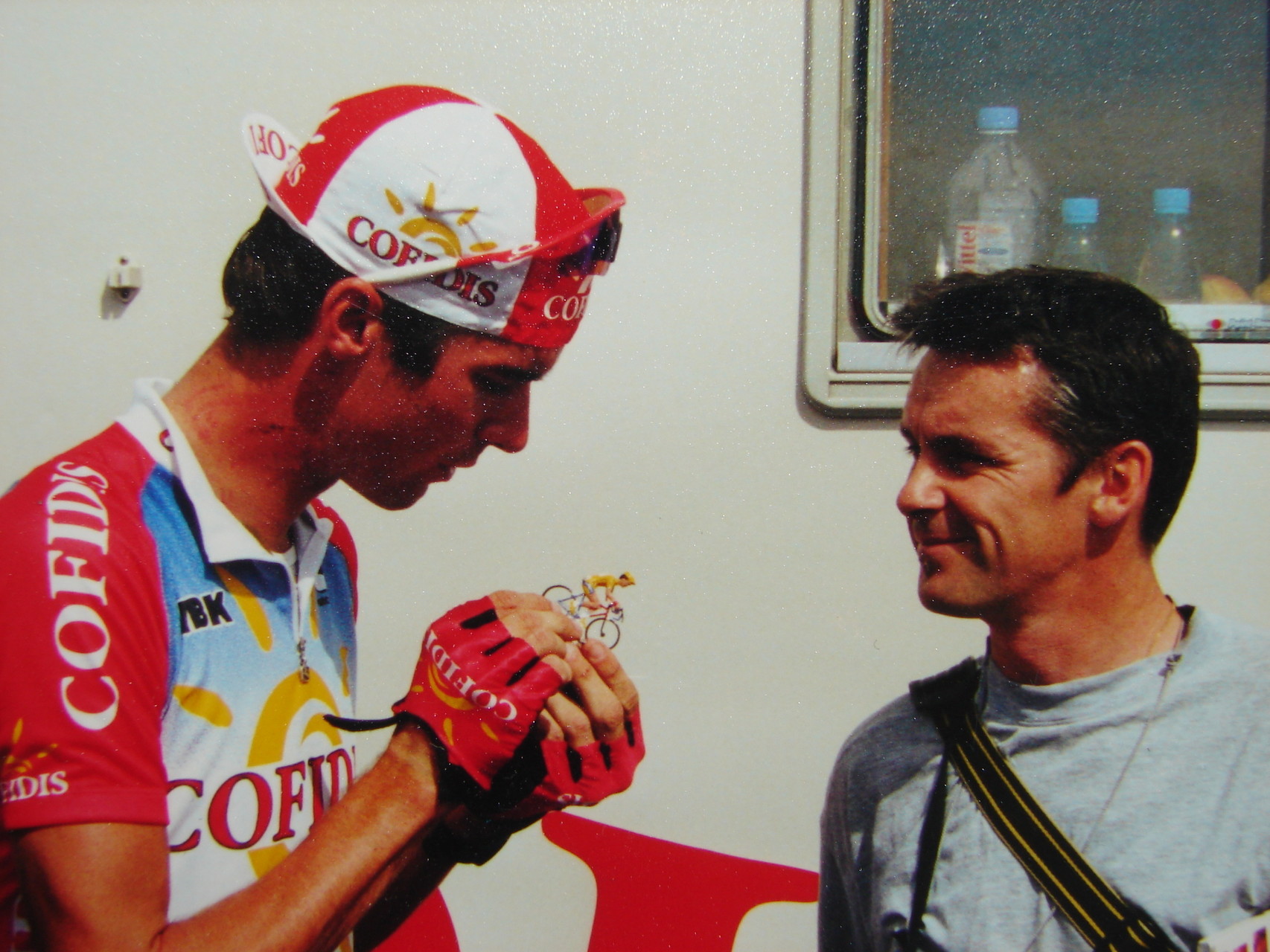 Avec David MILLAR au Tour de France 2000