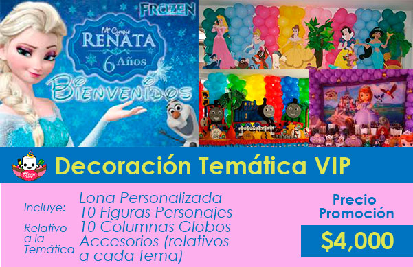 globos para fiesta infantil temática