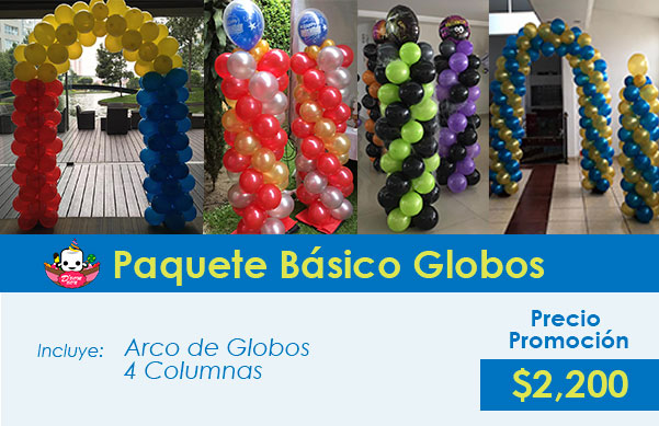 figuras básicas de decoración de globos