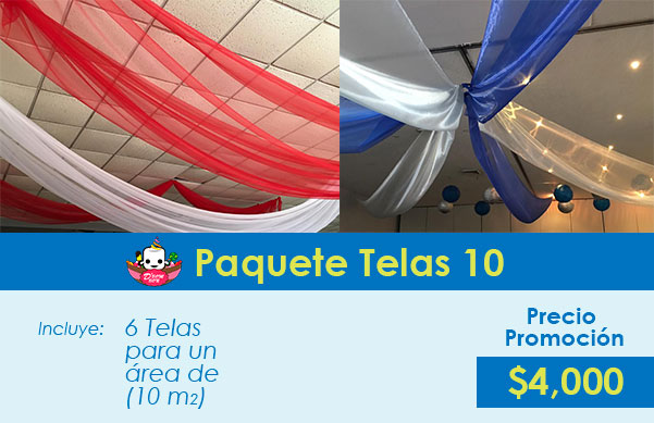decoracion con telas para quince años
