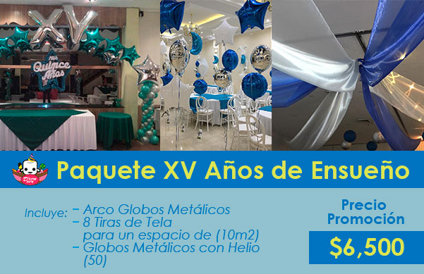 decoración xv años df