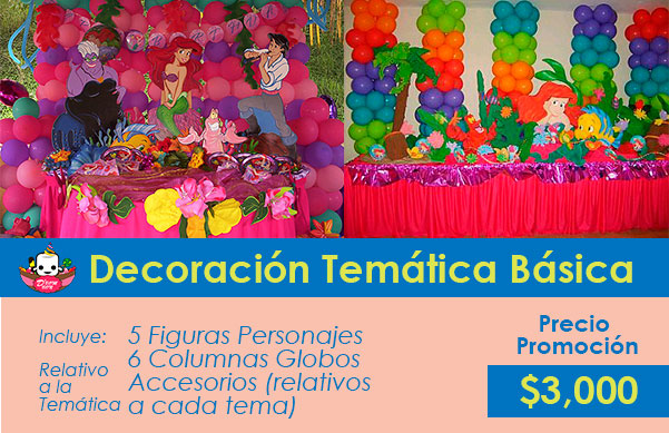 decoración temática con globos