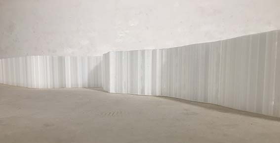 Beate Gärtner | Wegbeschreibung | 2019 | PLA Filament | ca. 10x430x100 cm 