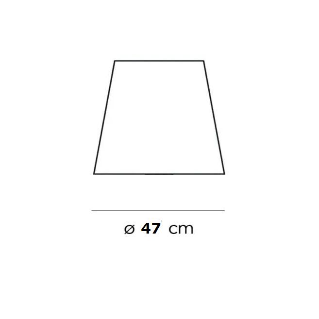 cono 1857 grande cm 47 fontana arte