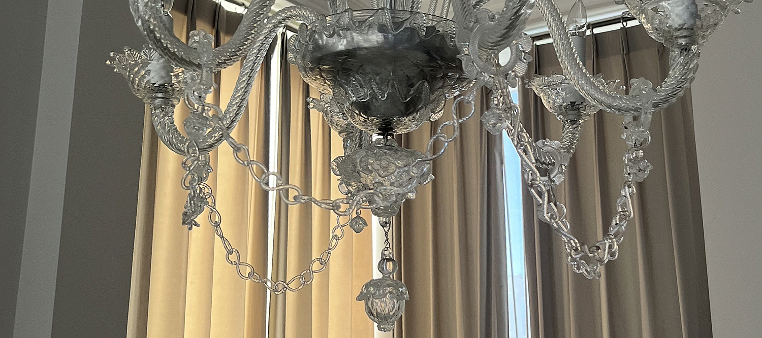 Catene in vetro ricambi per lampadari di Murano - FLM Murano