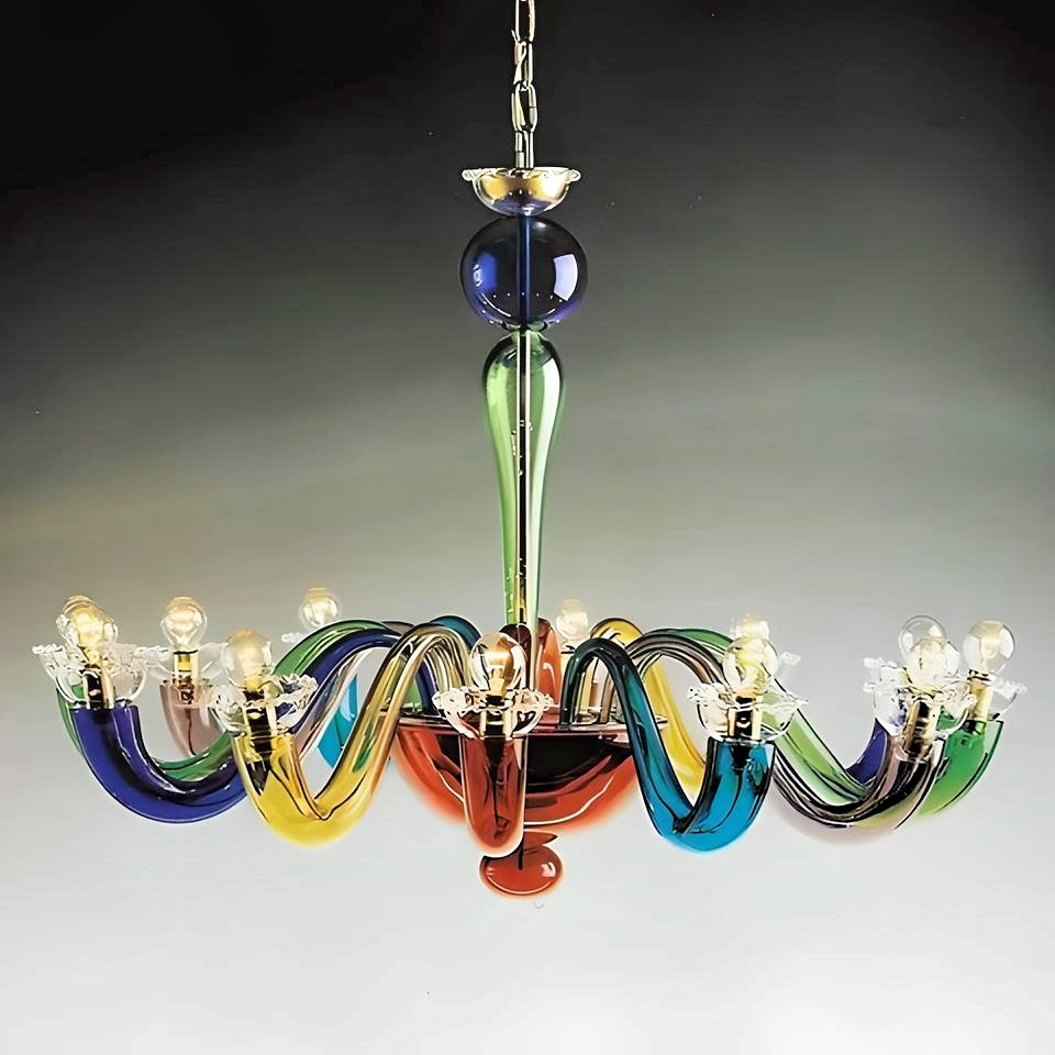 Lampadari Murano Moderni Colori vivaci