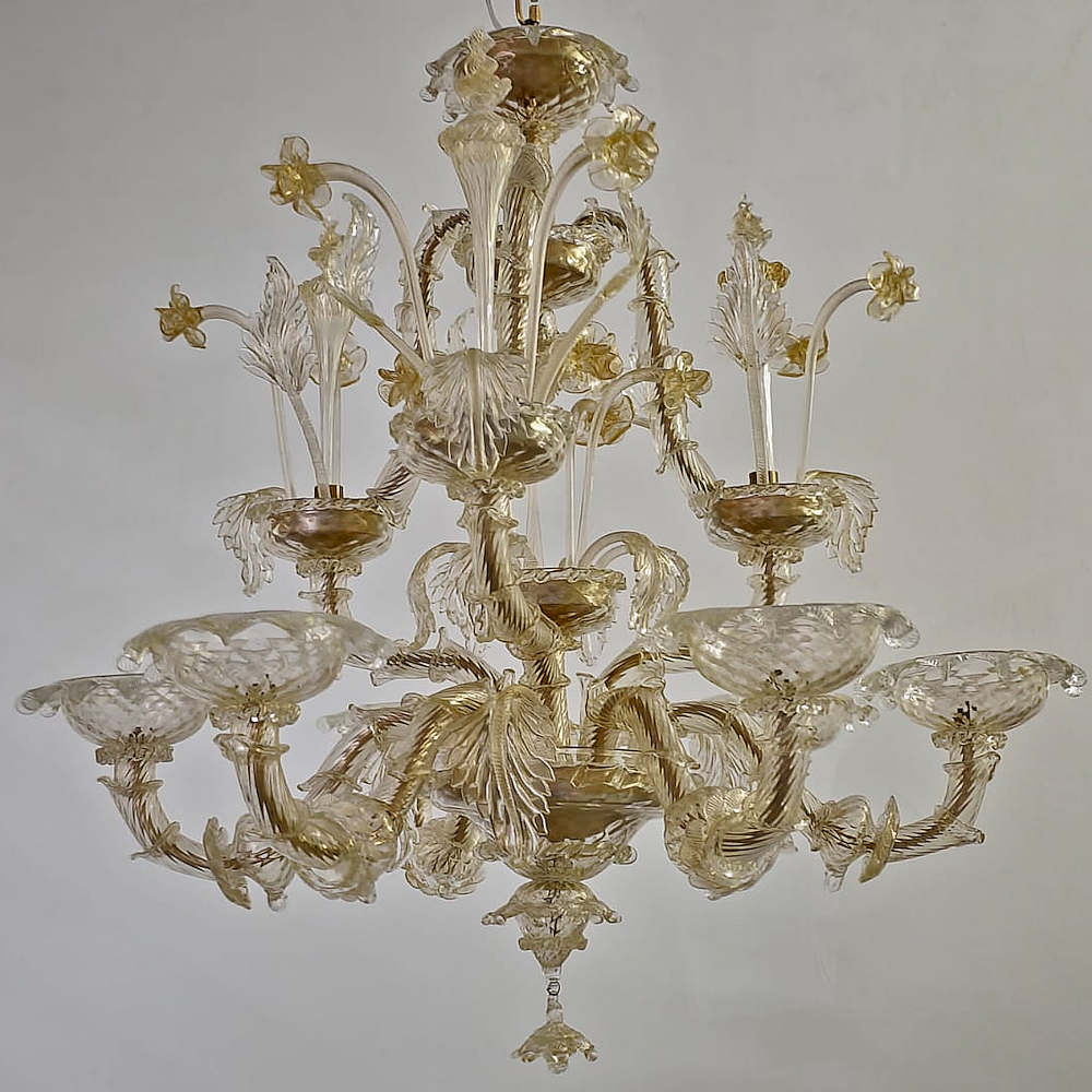 Lucente Lampadario Murano per Ville