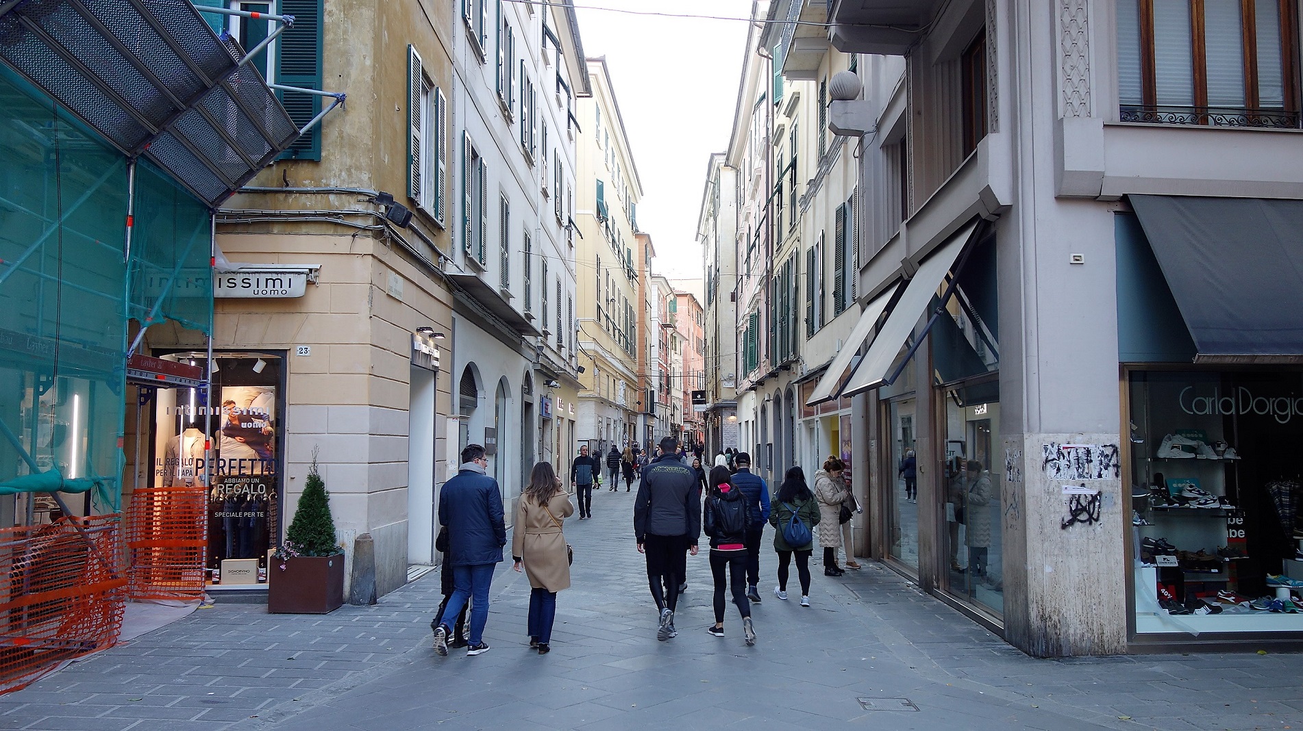 Shoppen in der Via del Prione