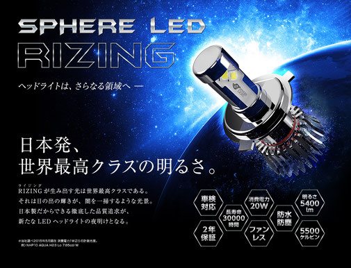 SPHERE(スフィアライト）　HID、LED販売取り付け