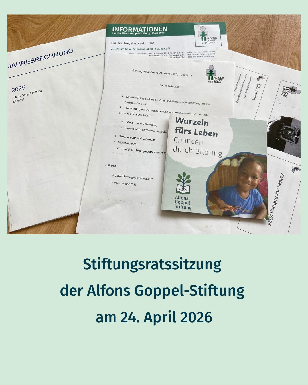 Stiftungsratssitzung der Alfons Goppel-Stiftung am 24. April 2026