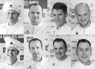 Die acht Finalisten ©Koch des Jahres / Melanie Bauer Photodesign
